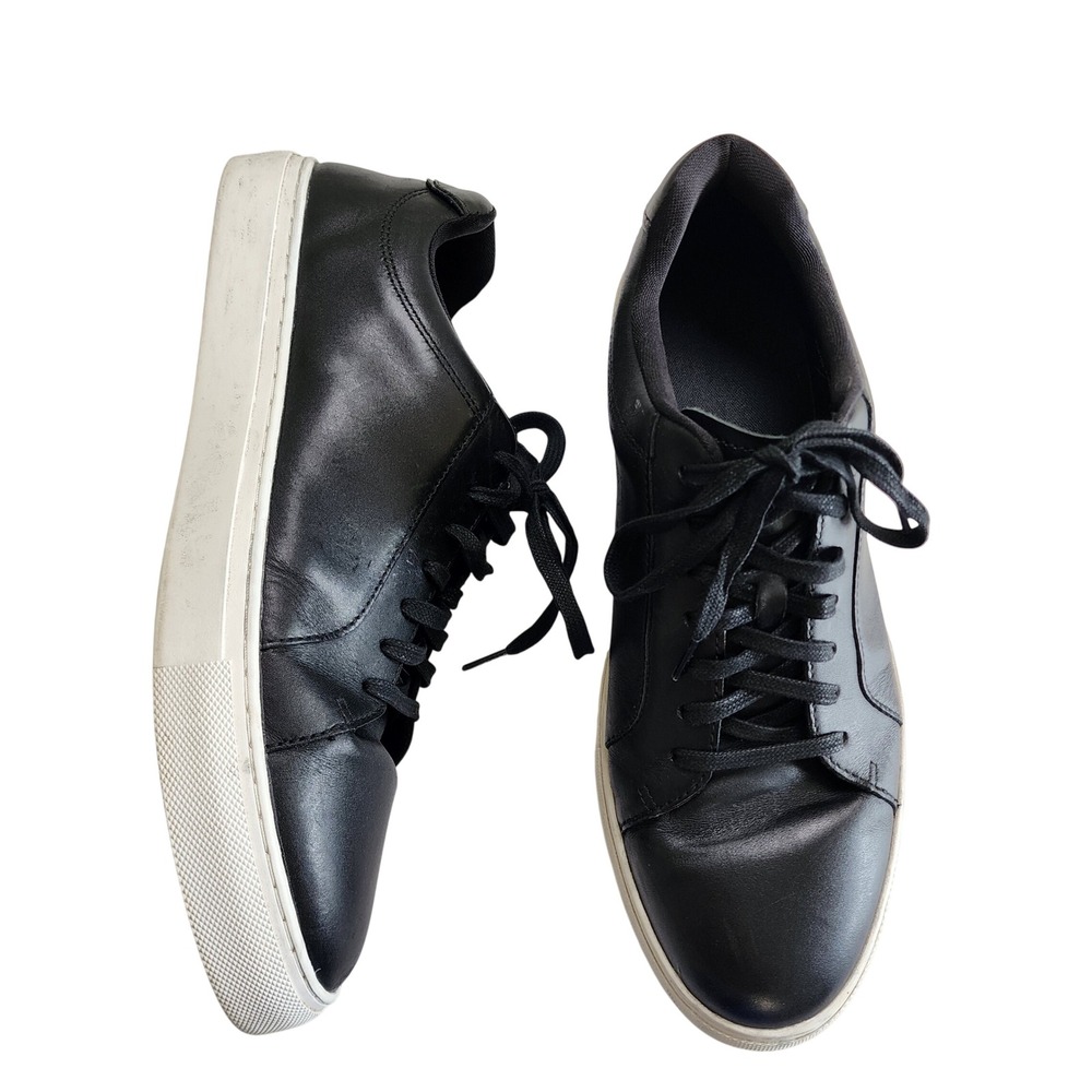 Cole Haan Mens Grand Series Jensen Sneaker Size 12 Black Leather Low Top Lace Up